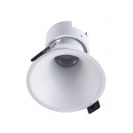 Foco Downlight LED COB Fijo Redondo Ø95mm 10w IP65 Konic VC, Blanco ó Negro